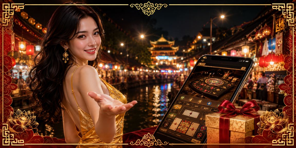 Người chơi Hà Nội truy cập ứng dụng casino trực tuyến về đêm tại chợ đêm